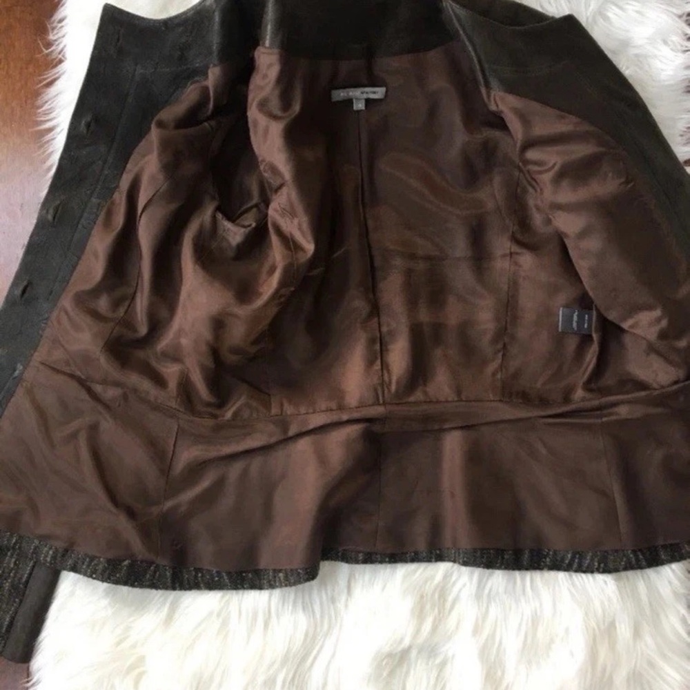 Bill Blass Charcoal and Black Women's Blazer - Picture 6 of 10